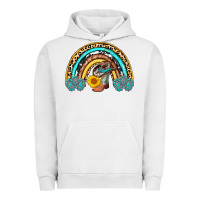Pigment Lunar Rock cowboy boots and hat rainbow Urban Hoodie - AdoDesignShop