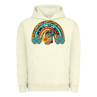 Pigment Pistachio cowboy boots and hat rainbow Urban Hoodie - AdoDesignShop