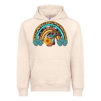 Sandshell cowboy boots and hat rainbow Urban Hoodie - AdoDesignShop