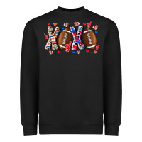 Black Xox Football Heavyweight Sweatshirt - CowhideDigitalArt