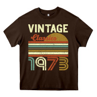 Chocolate Brown Vintage Classics 1973 Heavy Core Tee - Bettercallsaul