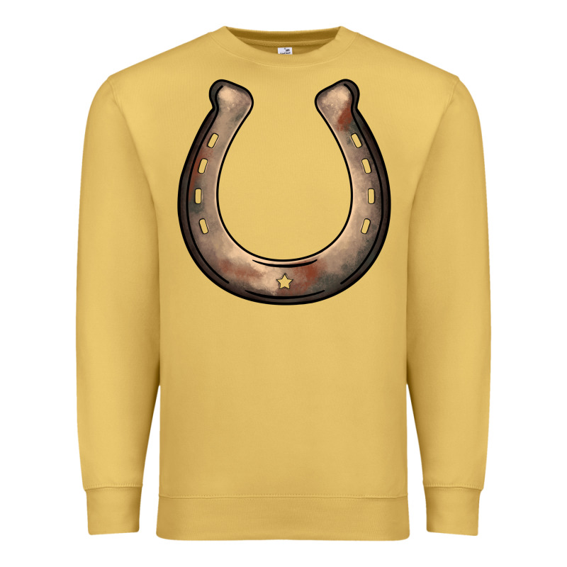 Western Horseshoe Premium Sweatshirt by BarkalooDesign | Teevron