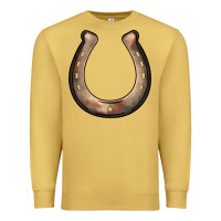 Antique Gold western horseshoe Premium Sweatshirt - BarkalooDesign