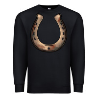 Black western horseshoe Premium Sweatshirt - BarkalooDesign