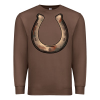 Chestnut western horseshoe Premium Sweatshirt - BarkalooDesign
