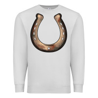 Dove Grey western horseshoe Premium Sweatshirt - BarkalooDesign
