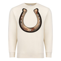 Sandshell western horseshoe Premium Sweatshirt - BarkalooDesign