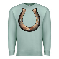 Seafoam western horseshoe Premium Sweatshirt - BarkalooDesign