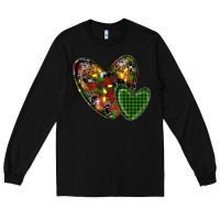 Black christmas heart Long Sleeve Tee - RanaPortraitStore