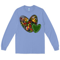 Colony Blue christmas heart Long Sleeve Tee - RanaPortraitStore