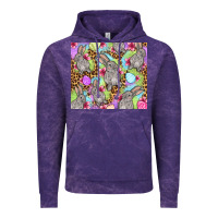 Cloud Purple Easter bunnys eggs Vintage Hoodie - OliviaCreatesArt