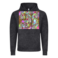 Vintage Black Easter bunnys eggs Vintage Hoodie - OliviaCreatesArt