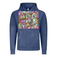 Vintage Denim Easter bunnys eggs Vintage Hoodie - OliviaCreatesArt