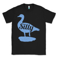 Black Silly Goose Funny Silly Goose Classic Tee - longCreatives