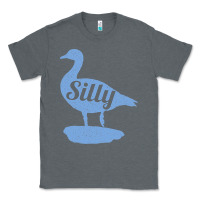 Charcoal Heather Silly Goose Funny Silly Goose Classic Tee - longCreatives