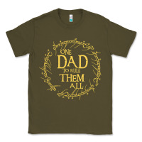 Army Green Mens One Dad to rule them all  father's day gift Classic Tee - longCreatives