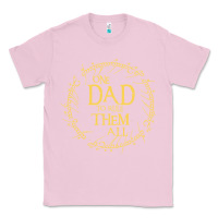 Bubblegum Pink Mens One Dad to rule them all  father's day gift Classic Tee - longCreatives
