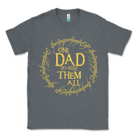 Charcoal Heather Mens One Dad to rule them all  father's day gift Classic Tee - longCreatives
