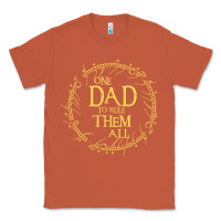Copper Mens One Dad to rule them all  father's day gift Classic Tee - longCreatives