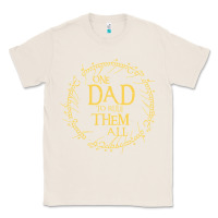 Natural Mens One Dad to rule them all  father's day gift Classic Tee - longCreatives