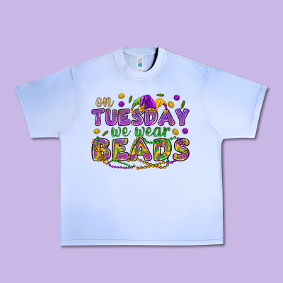 On Tuesday We Wear Beads Urban Heavy Tee Designed By Howdyjamesfarm