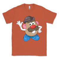 Copper Womens Mr. Potato Head Simple Portrait Classic Tee - longCreatives