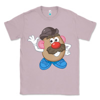 Lilac Womens Mr. Potato Head Simple Portrait Classic Tee - longCreatives