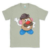 Matcha Womens Mr. Potato Head Simple Portrait Classic Tee - longCreatives