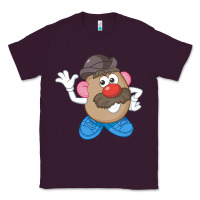 Plum Womens Mr. Potato Head Simple Portrait Classic Tee - longCreatives