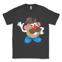 Smoke Womens Mr. Potato Head Simple Portrait Classic Tee - longCreatives