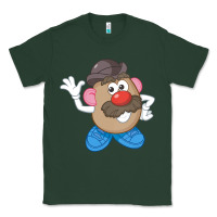 Sports Green Womens Mr. Potato Head Simple Portrait Classic Tee - longCreatives