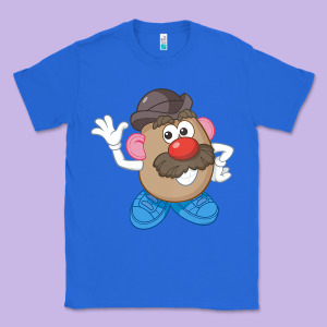 Womens Mr. Potato Head Simple Portrait Classic Tee Designed By Longcreatives