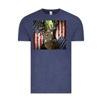 Vintage Denim usa deer hunting woods Vintage Tee - CowGirlArtShop