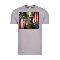 Vintage Zinc usa deer hunting woods Vintage Tee - CowGirlArtShop