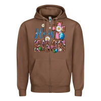 Chestnut he is risen cross Zipper Hoodie - Artiststas