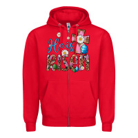 Red he is risen cross Zipper Hoodie - Artiststas