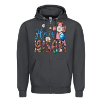 Smoke he is risen cross Zipper Hoodie - Artiststas