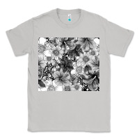 Moon Dust black and white floral Classic Tee - TumblerDesignByShophia