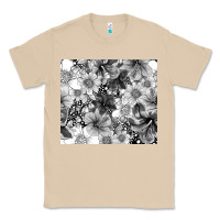 Mushroom black and white floral Classic Tee - TumblerDesignByShophia