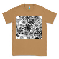 Toasted Coconut black and white floral Classic Tee - TumblerDesignByShophia