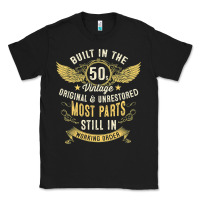Black Mens Vintage 1950s Built In The 50s Fifties Funny 70th Birthday Classic Tee - longCreatives