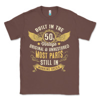 Chestnut Mens Vintage 1950s Built In The 50s Fifties Funny 70th Birthday Classic Tee - longCreatives