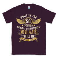 Plum Mens Vintage 1950s Built In The 50s Fifties Funny 70th Birthday Classic Tee - longCreatives