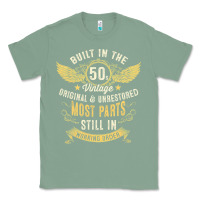 Sage Mens Vintage 1950s Built In The 50s Fifties Funny 70th Birthday Classic Tee - longCreatives
