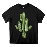 Black cactus Heavy Core Tee - JahusDesignShop