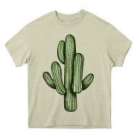 Mossy cactus Heavy Core Tee - JahusDesignShop