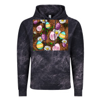 Cloud Black Easter rabbit eggs Vintage Hoodie - OliviaCreatesArt