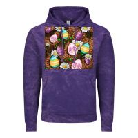 Cloud Purple Easter rabbit eggs Vintage Hoodie - OliviaCreatesArt