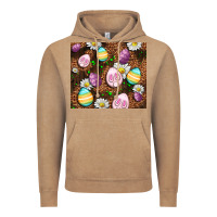 Vintage Coffee Easter rabbit eggs Vintage Hoodie - OliviaCreatesArt