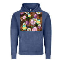 Vintage Denim Easter rabbit eggs Vintage Hoodie - OliviaCreatesArt